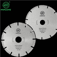 Vacuum Brazed Wet Diamond Cutting Blades for Marble Stone