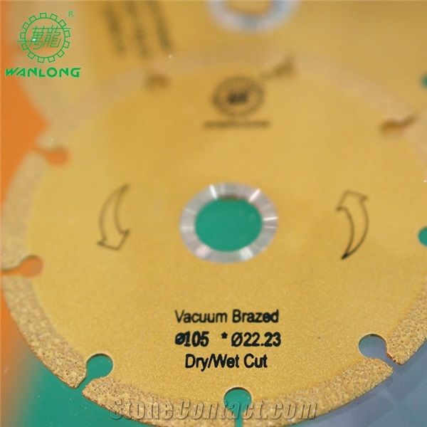Vacuum Brazed Wet Diamond Cutting Blades for Marble Stone