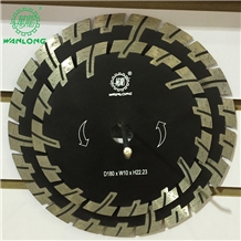 Wanlong Segmented Dry Cutting Saw Blades for Marble Granite Cutting