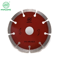 Wanlong Segmented Dry Cutting Saw Blades for Marble Granite Cutting