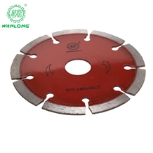 Wanlong Segmented Dry Cutting Saw Blades for Marble Granite Cutting