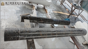 Portoro Gold Marble Column Black Marble Column