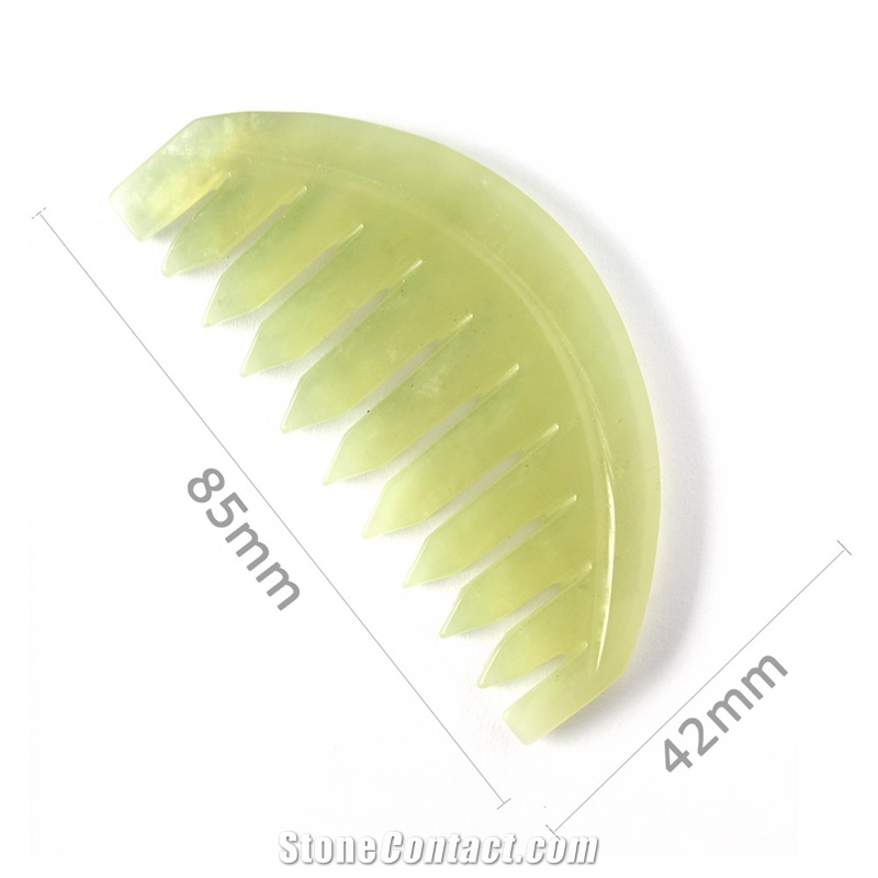Green Jade-Carvings,China Green Jade Comb