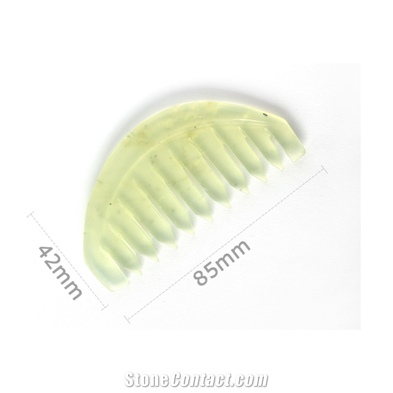 Green Jade-Carvings,China Green Jade Comb