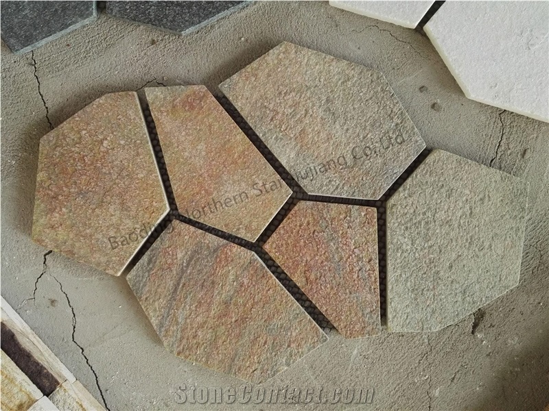 Flagstone Paving Stone with Mesh