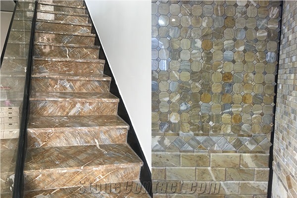 Emerald Golden Yellow Big Slabs and Blocks