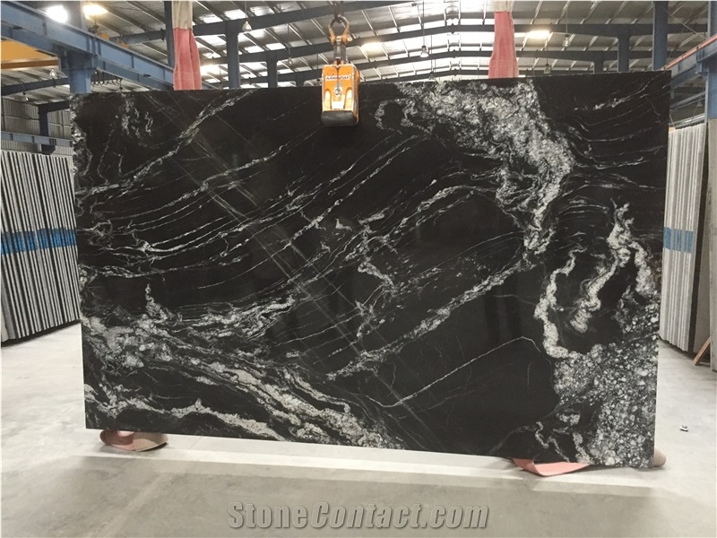 Forest Black Granite Tiles & Slabs