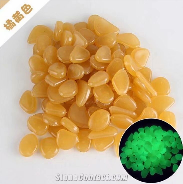 Glowing Pebbles for Decoration
