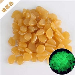 Glowing Pebbles for Decoration