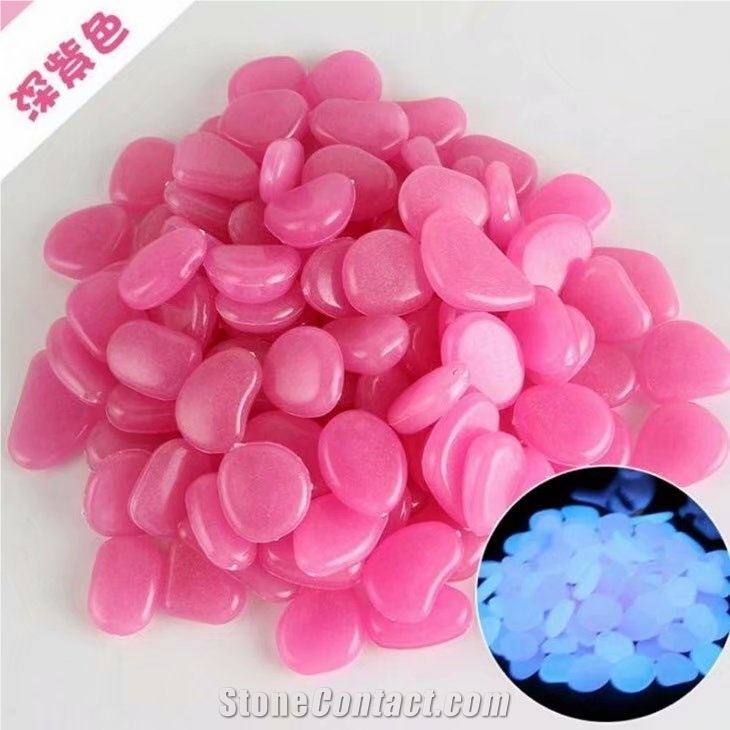 Glowing Pebbles for Decoration
