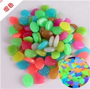 Glowing Pebbles for Decoration