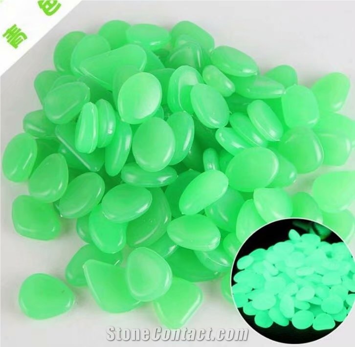 Glowing Pebbles for Decoration