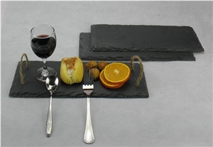 Natural Heart Shape Slate Cheese Cutting Board