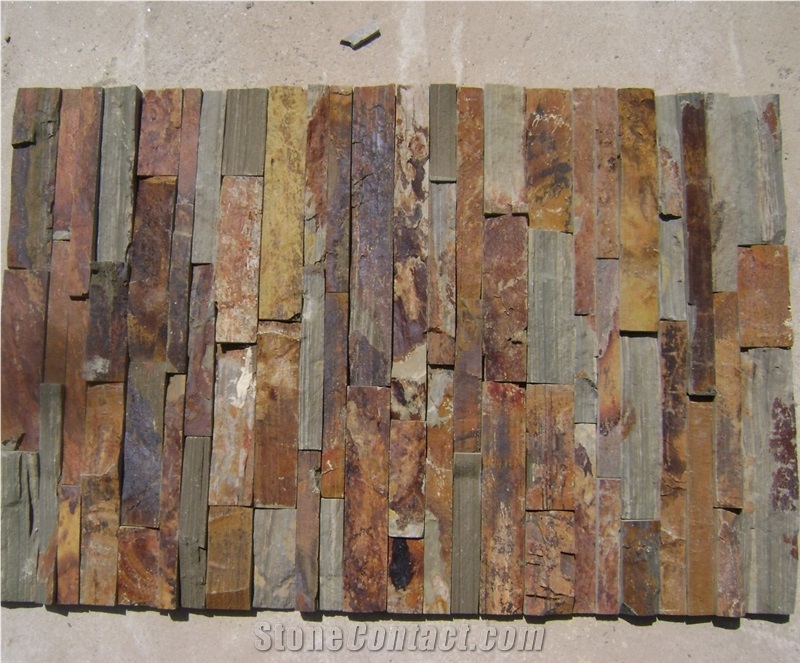 Rusty Slate Wall Cladding Decoration Culture Stone