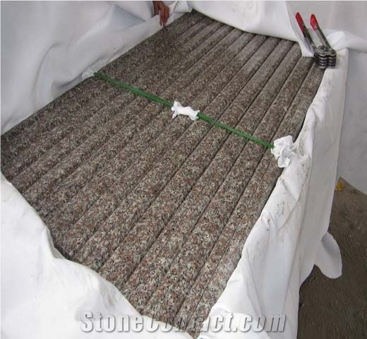 Chinese G648 Red Granite Stairs & Steps
