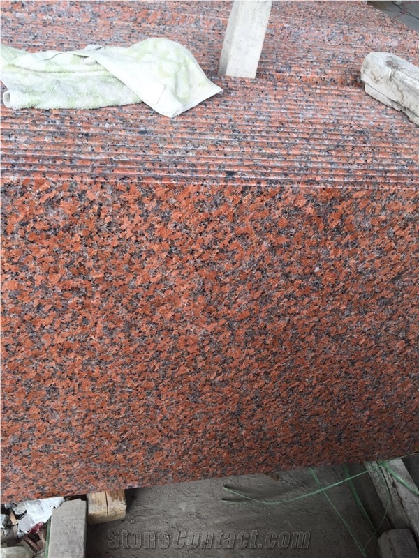 Chinese Maple Red Granite G562 Tile,Slabs