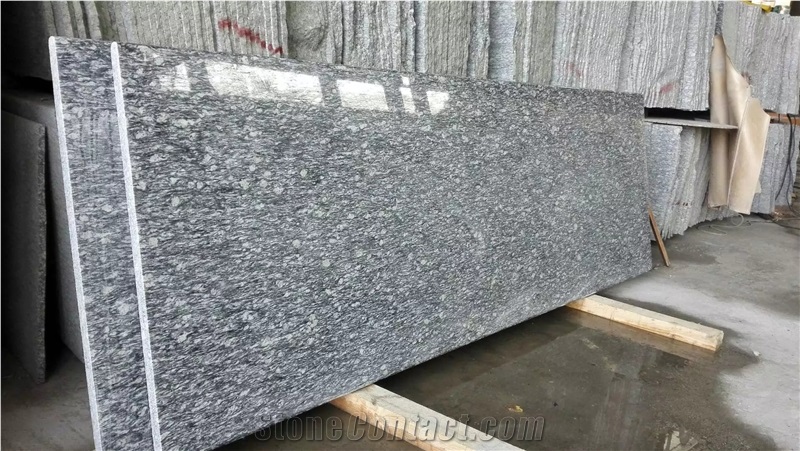 Spindrift White G377 Polished Granite Countertops