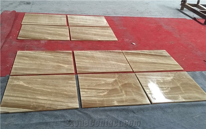 Royal Wood Grain Yellow Marble Slabs