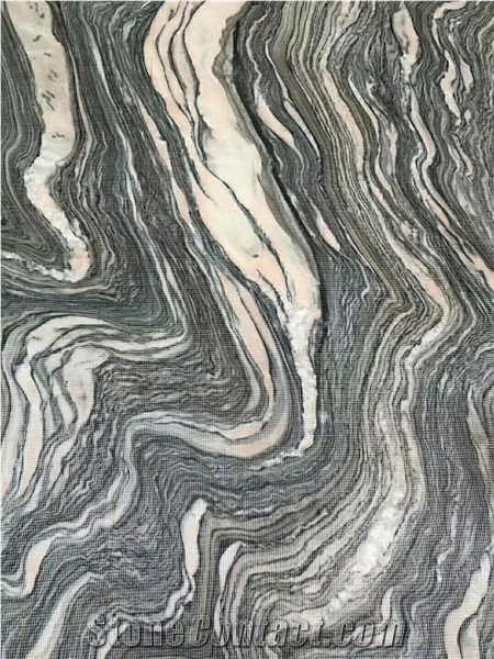 Cloud Wave Marble Slab,Green Seawave Marble Tile