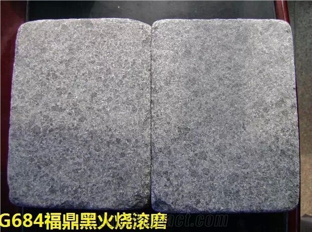 G684 Black Basalt Paving Stone,Basalt Cube Stone