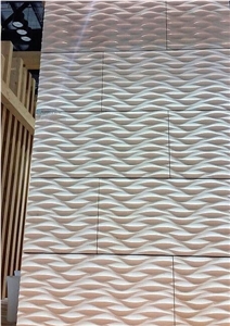 Marble 3d Cnc Wall Panel,Sculpture Stone Tile