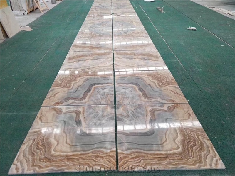Roman Impression Marble Slab,Bookmatching Marble