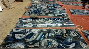 Semiprecious Gemstone Slab,Luxury Agate Stone Tile