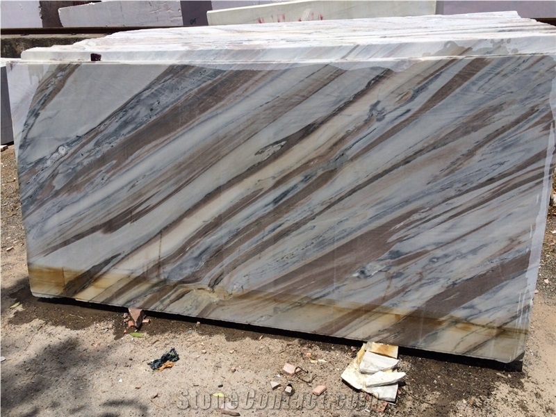 Gray Fantasy Marble Slabs, Paloda Marble
