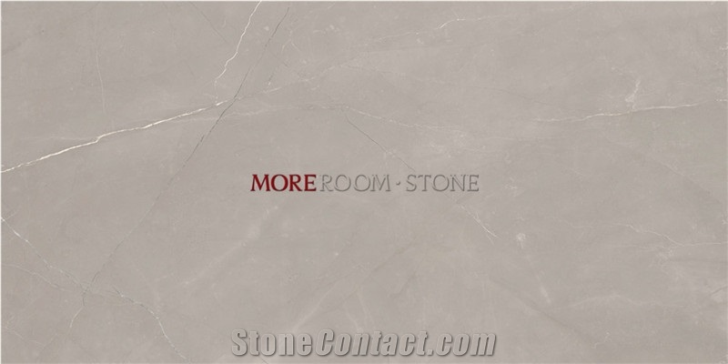 Commercial Floor Light Beige Marble Porcelain Slab