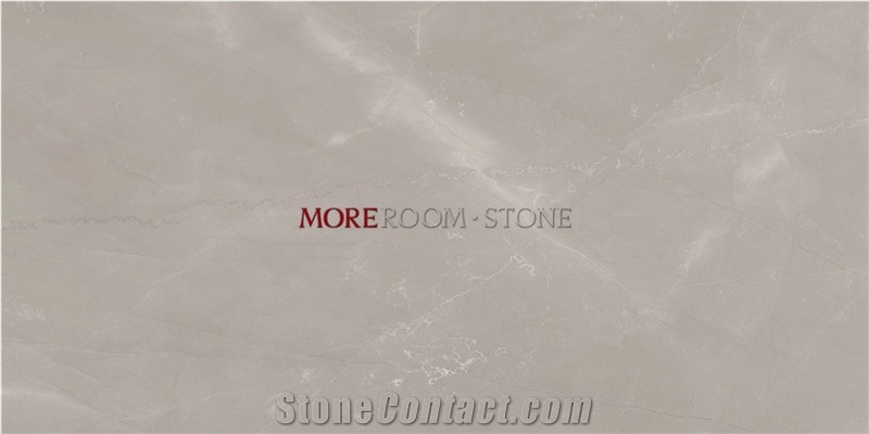 Commercial Floor Light Beige Marble Porcelain Slab