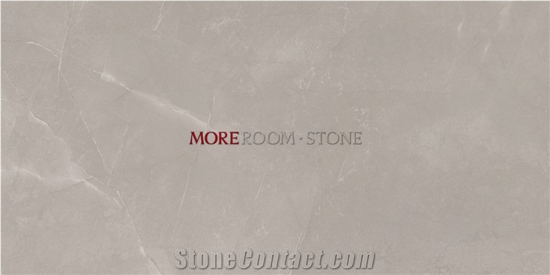 Commercial Floor Light Beige Marble Porcelain Slab