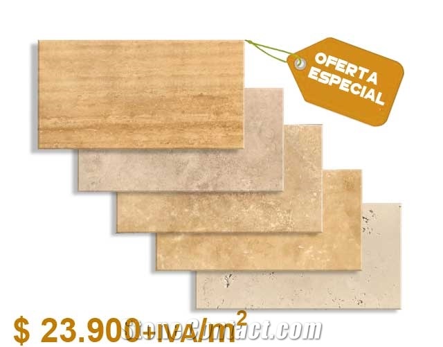 Travertino Al Agua Tiles Price Special Offer