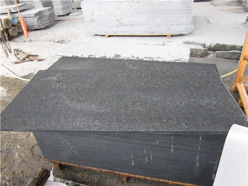 G654 Granite Flamed Flooring Tile Cladding
