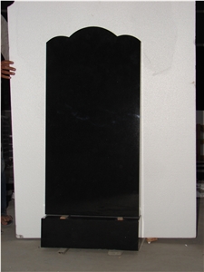 Hebei Black Granite Headstone Tombstone Monument