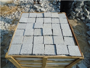 New G603 Granite Cube Stone Pavers Setts Cobble