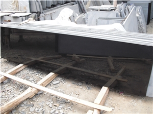 Pasko Black Granite Slab Tile for Kitchen