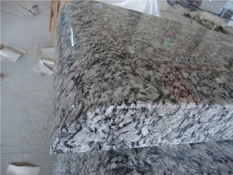 Seawave White Granite Tombstone Monument Headstone