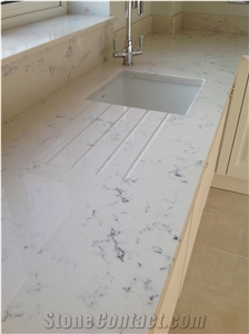 Carrara Quartz Kitchen Tops, Marble Quartz Tops Carrara Quartz Kitchen Tops, Marble Quartz Tops
