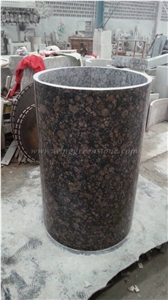 Baltic Brown Granite Hollow Column,