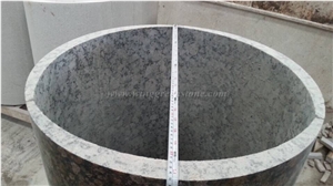 Baltic Brown Granite Hollow Column,
