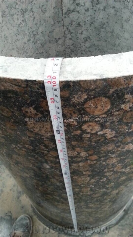 Baltic Brown Granite Hollow Column,