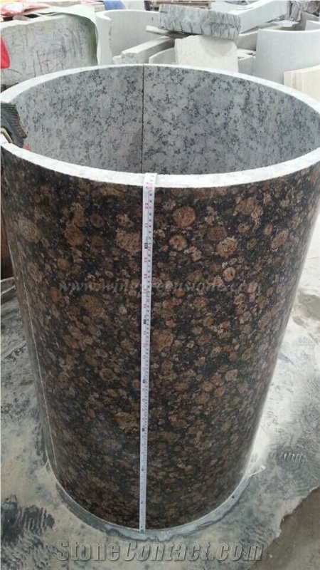 Baltic Brown Granite Hollow Column,