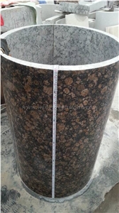 Baltic Brown Granite Hollow Column,
