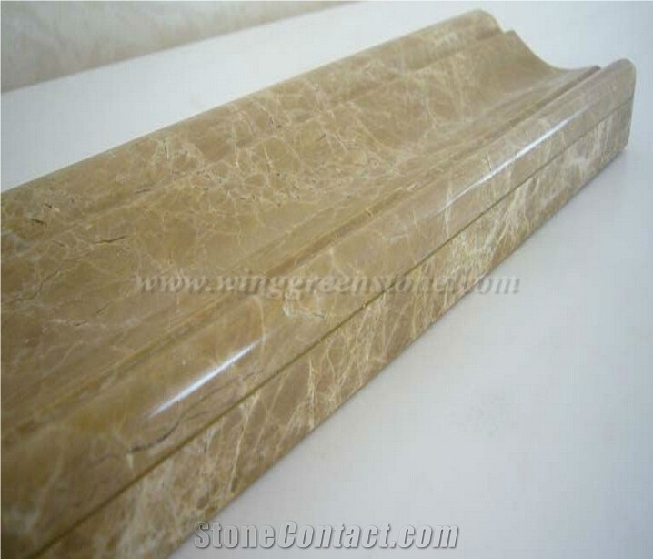 Beige Marble Border Line, Customized Skirting,