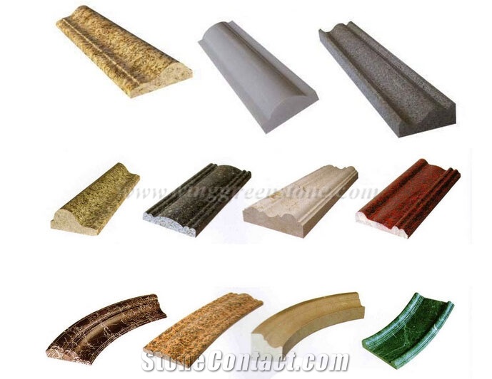 Beige Marble Border Line, Customized Skirting,