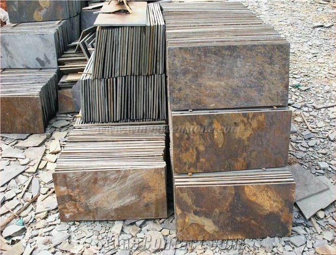 China Slate Flagstone,Step Slate,Paving Slate,