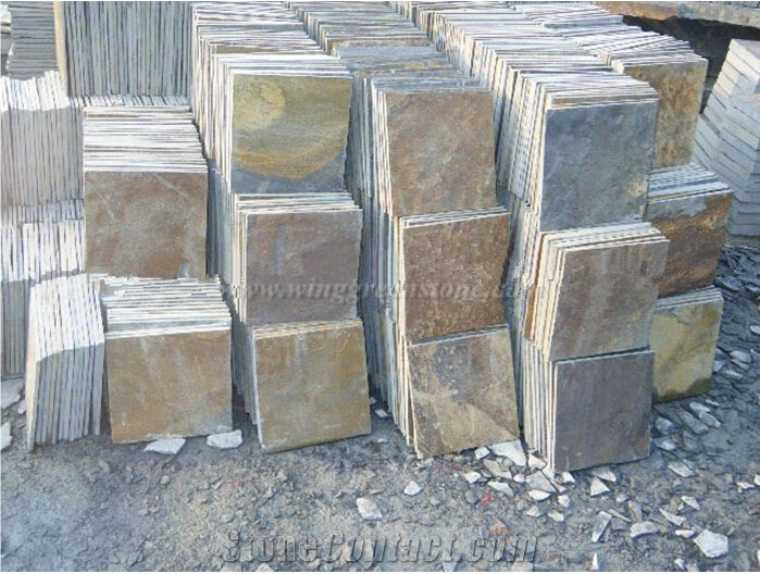 China Slate Flagstone,Step Slate,Paving Slate,