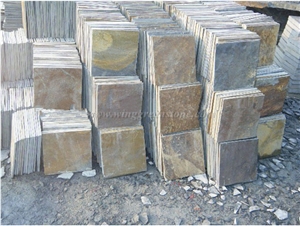 China Slate Flagstone,Step Slate,Paving Slate,