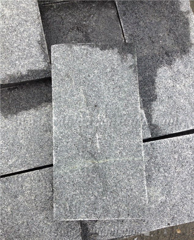 G654 Granite Paving Stone, Dark Grey, Winggreen