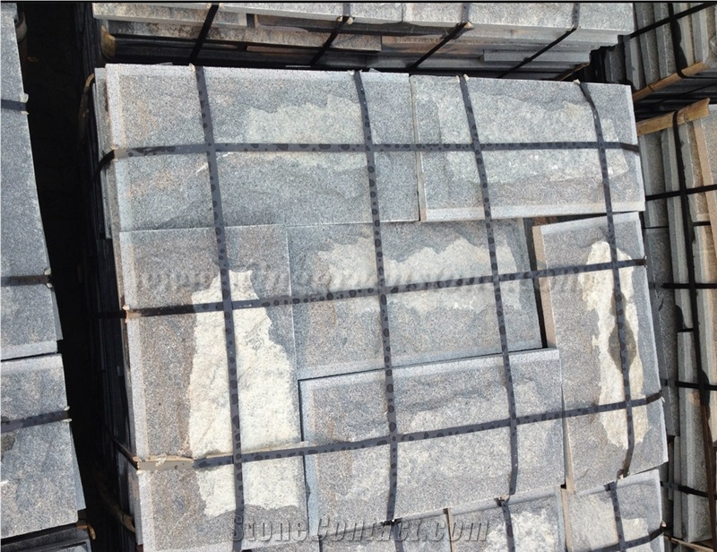 G654 Granite Paving Stone, Dark Grey, Winggreen